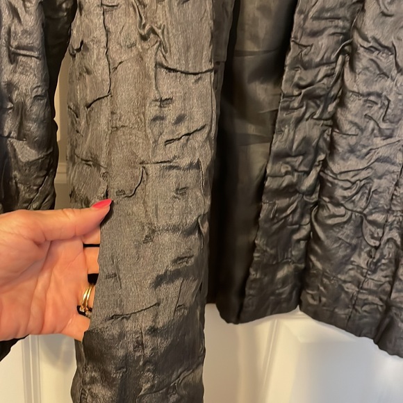 Eileen Fisher Jacket petite medium 100% silk jacket 100% silk lining - - Picture 8 of 9
